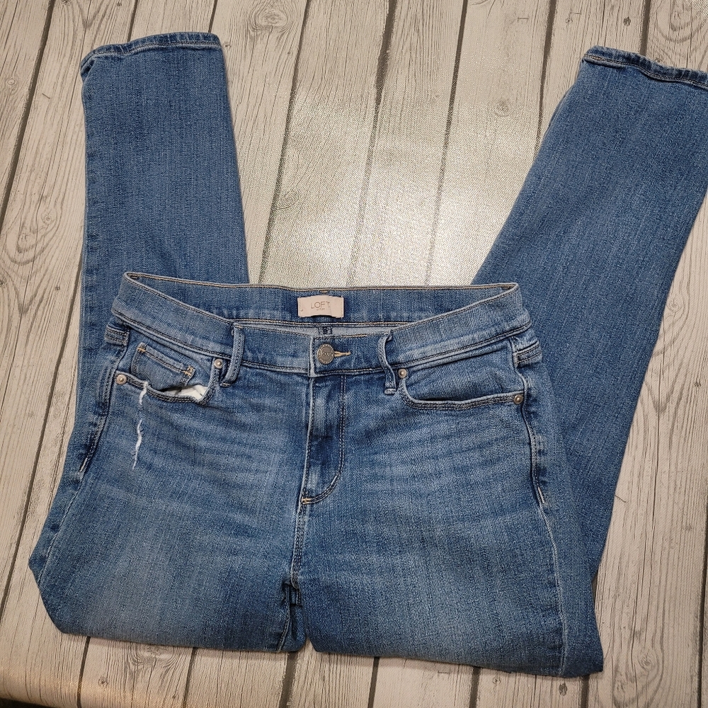 Loft crop jeans